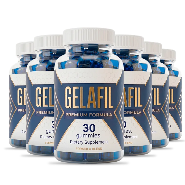 GelaFil men's vitality gummies, six bottle pack